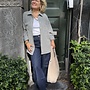 American V. hox06 blouse carreaux brouillard