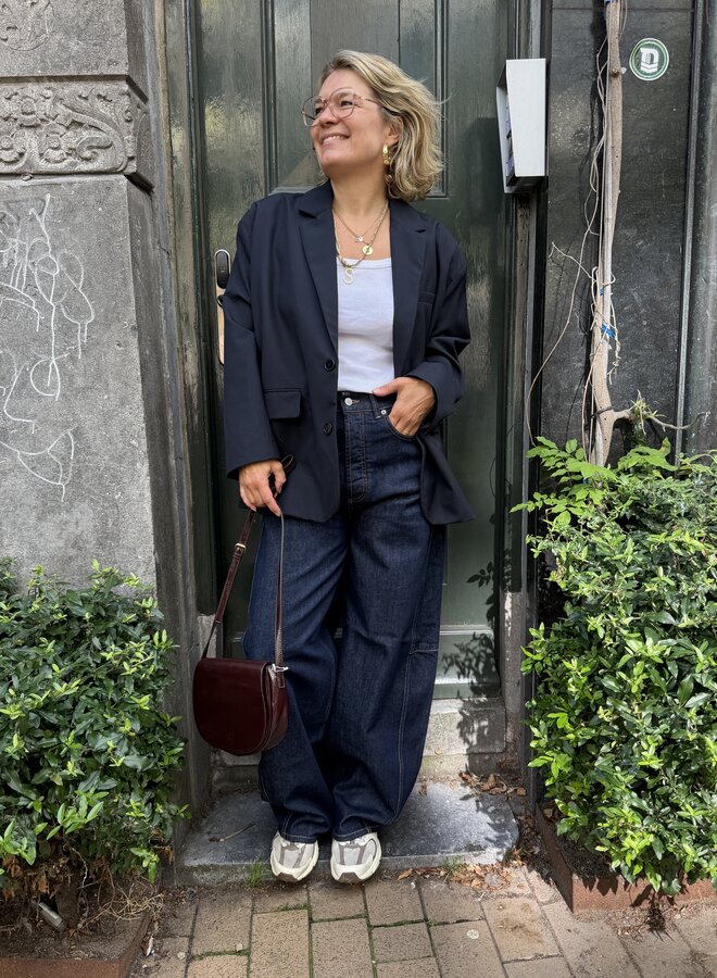 American Vintage aya15 blazer navy