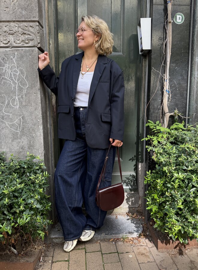 American Vintage aya15 blazer navy