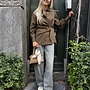 Circle ally blouse teak