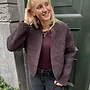 Circle elle jacket baroque red