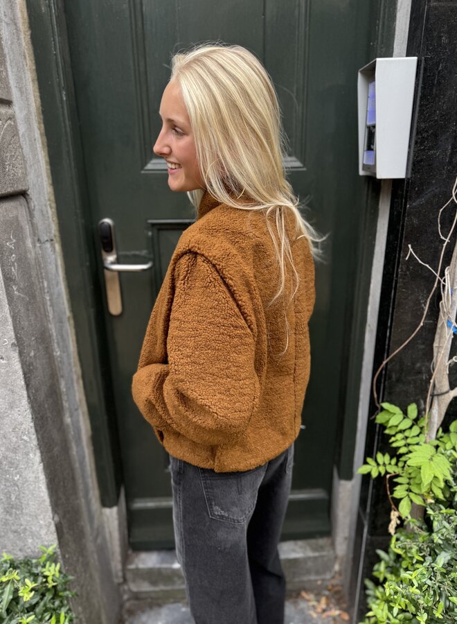 SF isabel teddy jacket monks robe