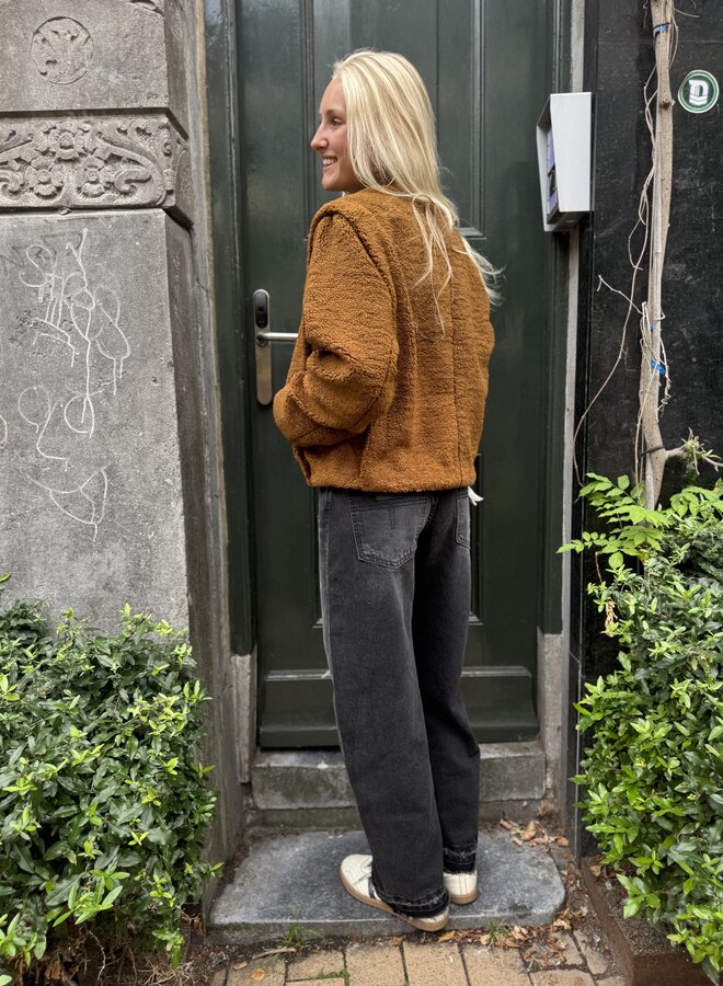 SF isabel teddy jacket monks robe