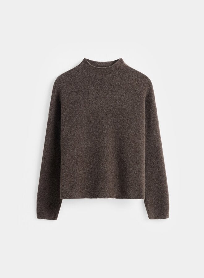 Knit-ted kim pullover choco