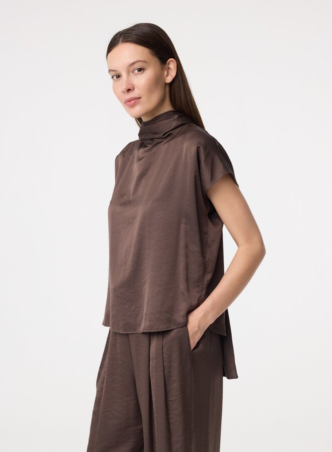 Knit-ted mira top choco