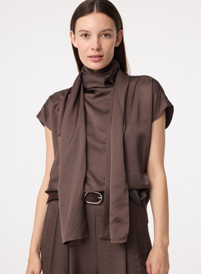 Knit-ted mira top choco