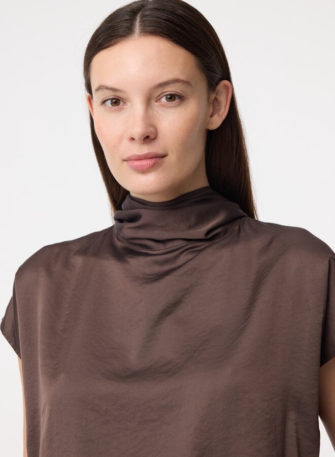 Knit-ted mira top choco