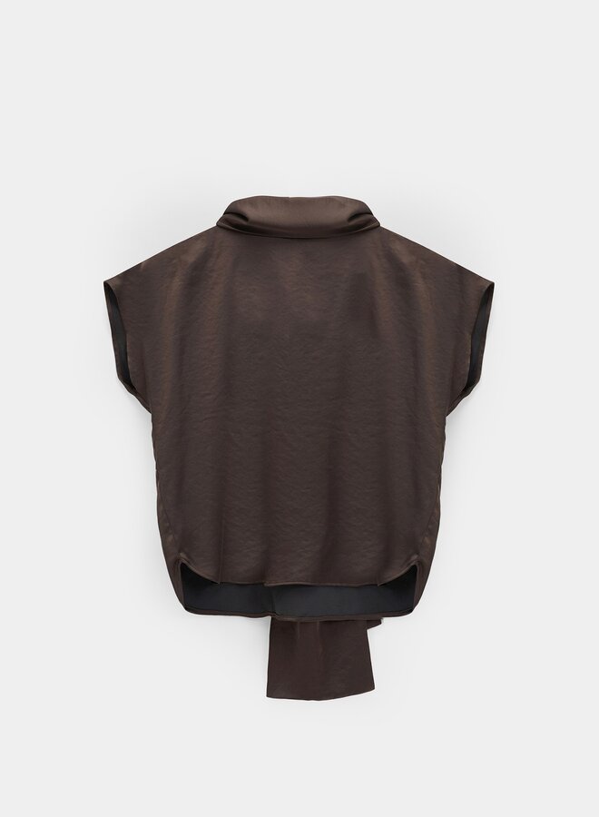 Knit-ted mira top choco