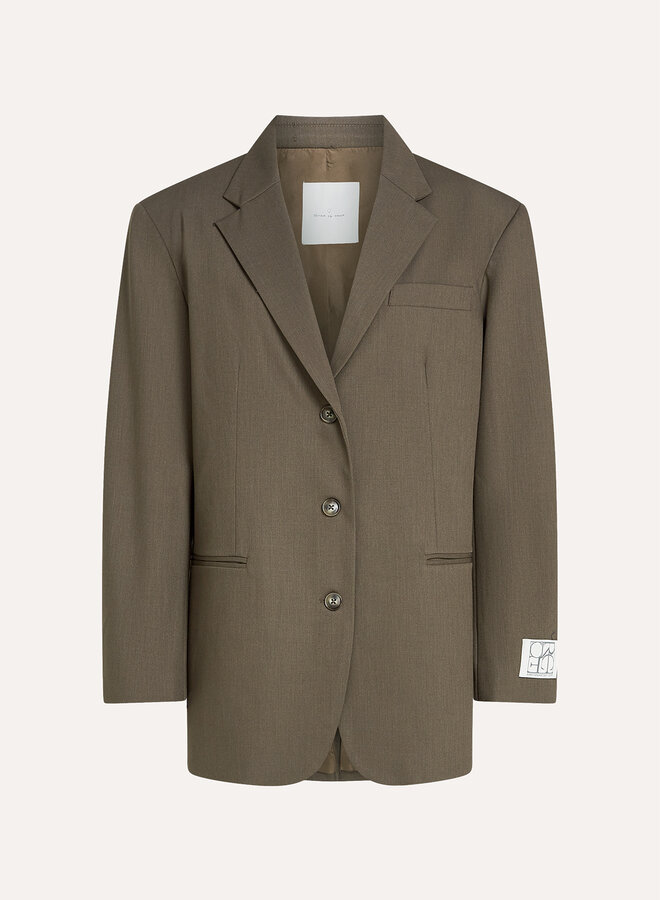 Circle louis blazer cafe noir