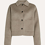 Circle sef jacket beige velvet