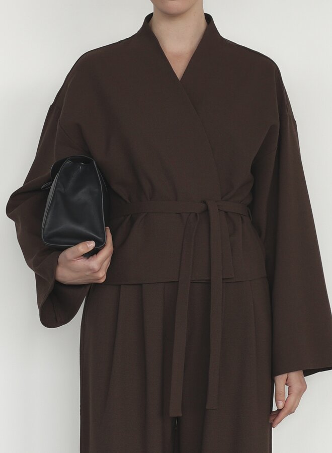 Club L'avenir zahira jacket chocolate