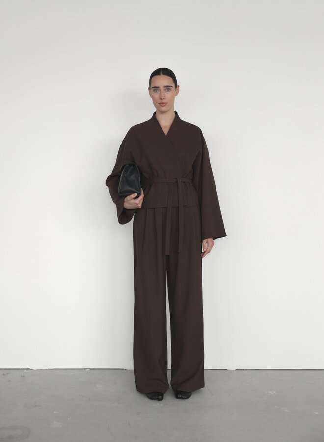 Club L'avenir zahira jacket chocolate