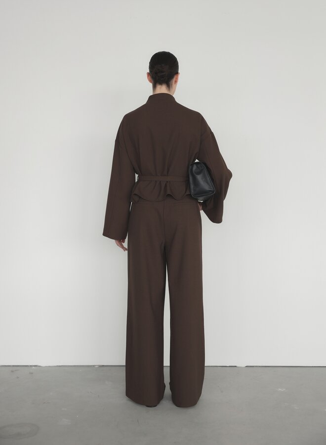 Club L'avenir zahira jacket chocolate