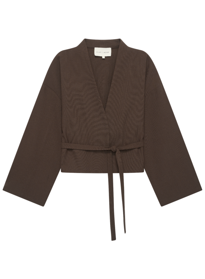 Club L'avenir zahira jacket chocolate