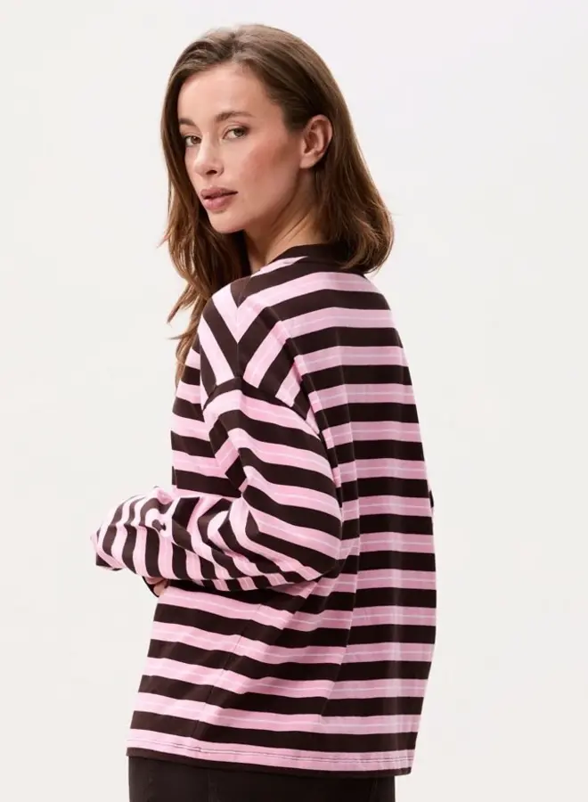 Catwalk junkie striped long sleeve brownie
