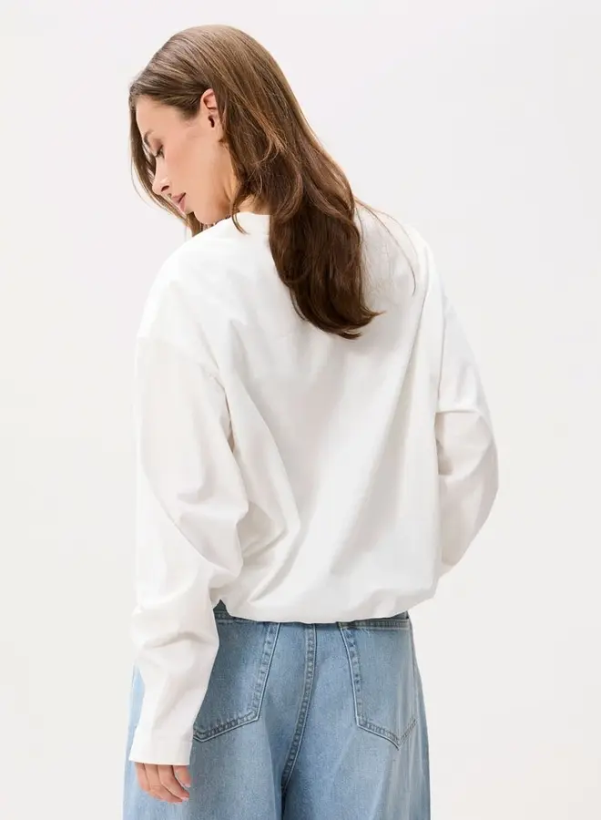 Catwalk junkie tuck in long sleeve white