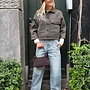 Yaya oversized wolmix jas grey