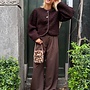 Club L'avenir sima teddy jacket auburn