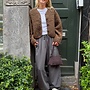 Club L'avenir sima teddy jacket walnut