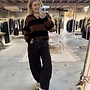 MEW jola knit polo pullover bison