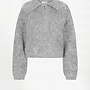 Dante6 emyla zip sweater grey