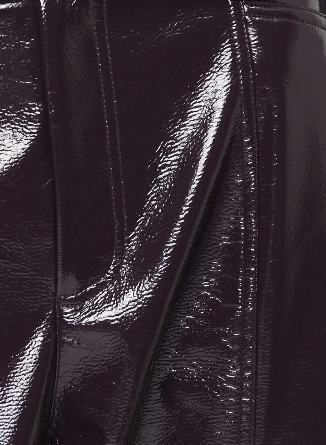 Dante6 scene faux leather pants plum