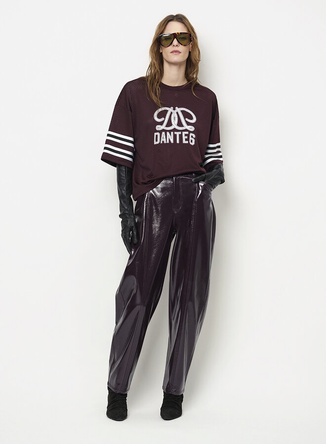 Dante6 scene faux leather pants plum
