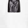 Dante6 evon faux leather mini skirt plum