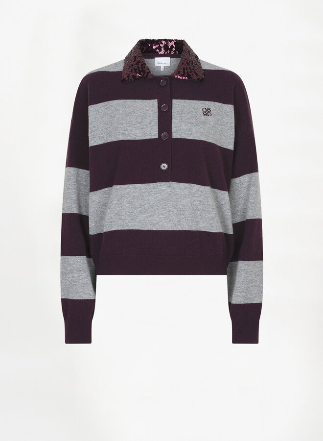Dante6 brayden stripe sweater multicolour