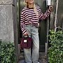 Catwalk junkie striped long sleeve brownie