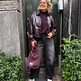 Dante6 dalyn faux leather bomber plum