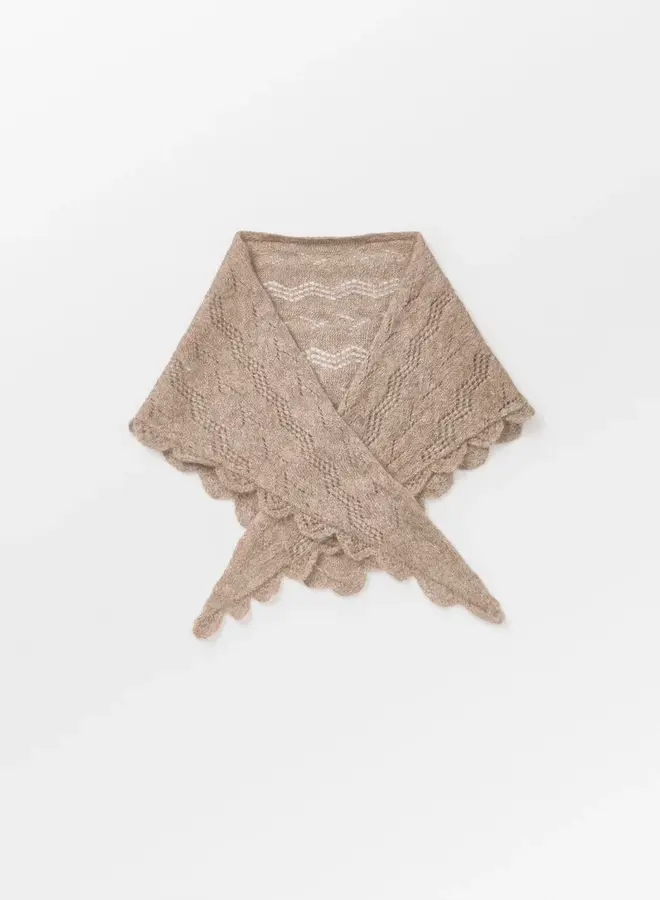 Becksöndergaard opany triangle scarf brown
