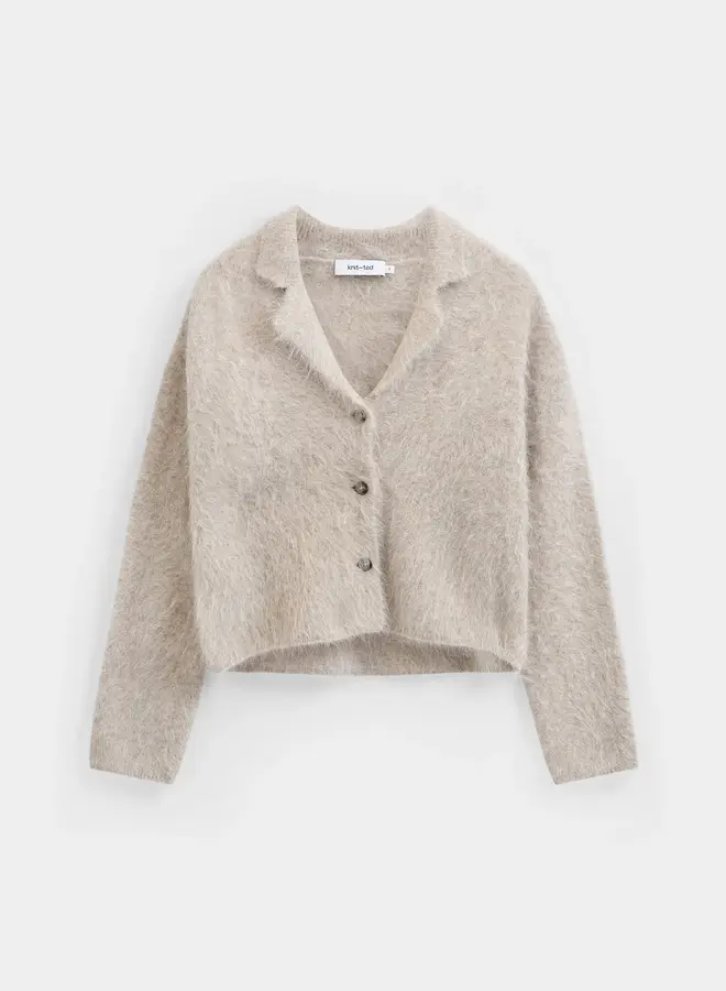 Knit-ted niki cardigan creme