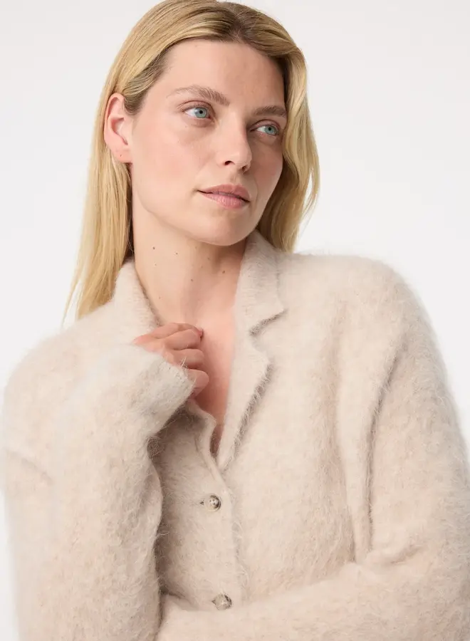 Knit-ted niki cardigan creme