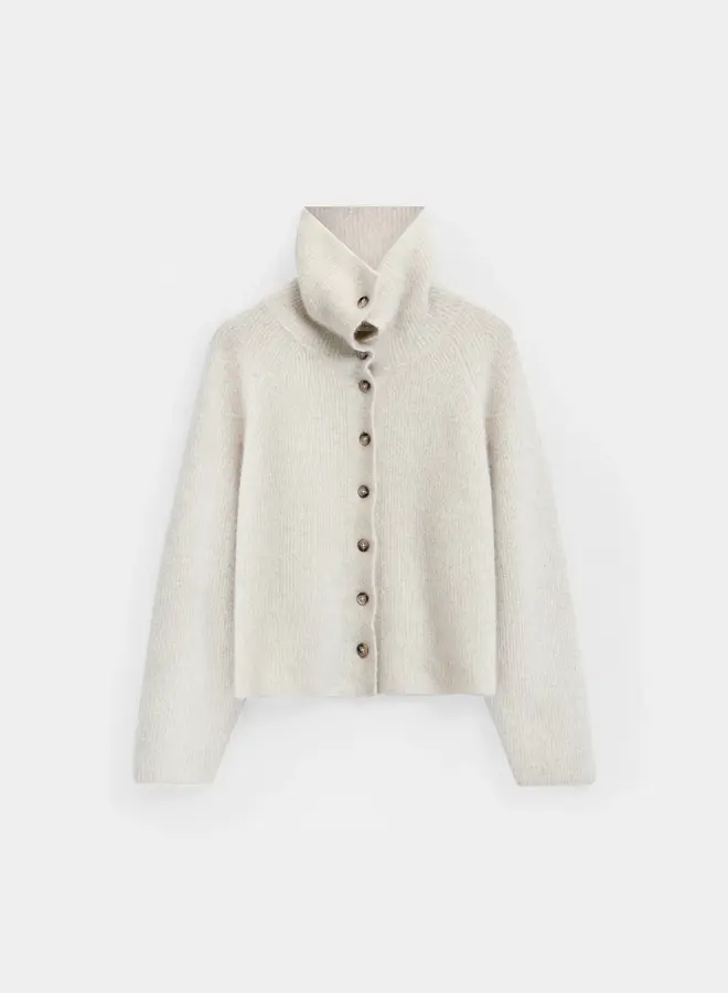 Knit-ted milo cardigan greige