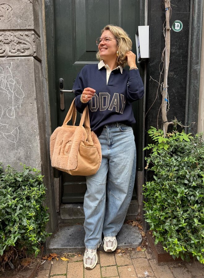 10days statement rugby sweater night sky