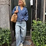 Knit-ted maris cardigan mid blue