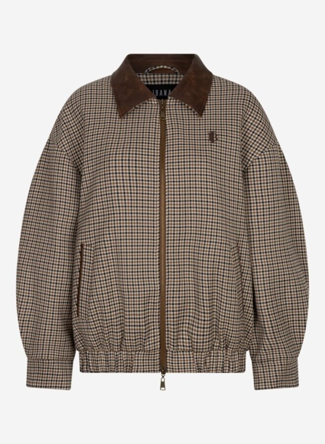ibana justa jacket burnt amber