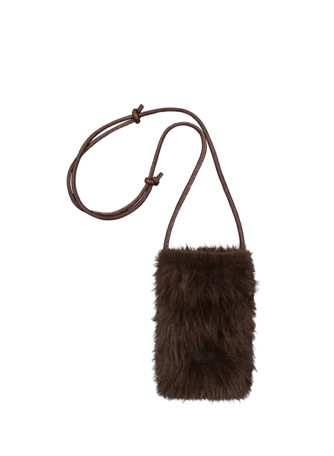 Barts malinna phonebag dark brown
