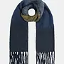 Penn&ink W26Q022 scarf navy stripe