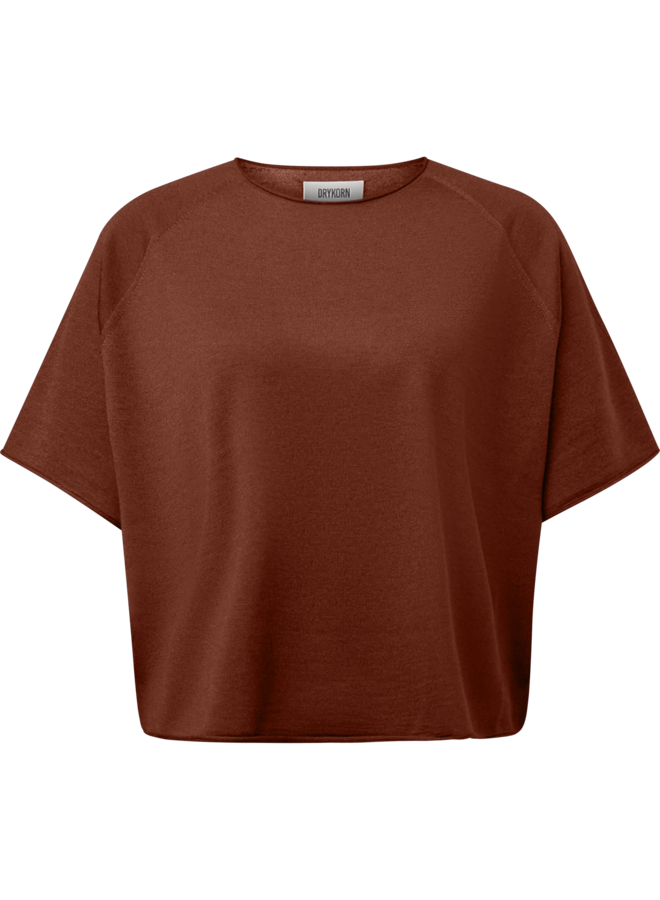 Drykorn moeny top roest brown 1217