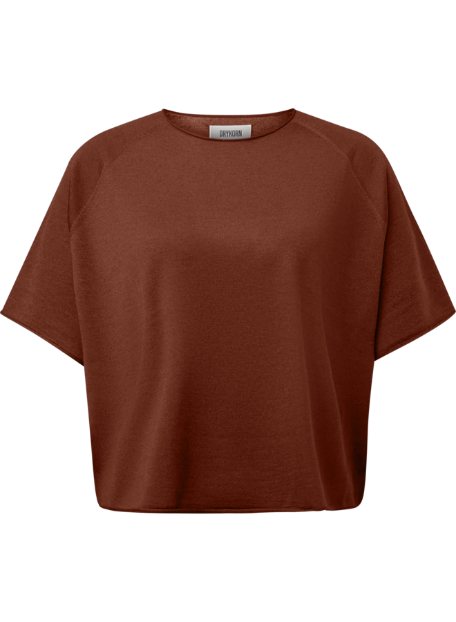 Drykorn moeny top roest brown 1217