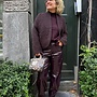 Circle elle jacket baroque red