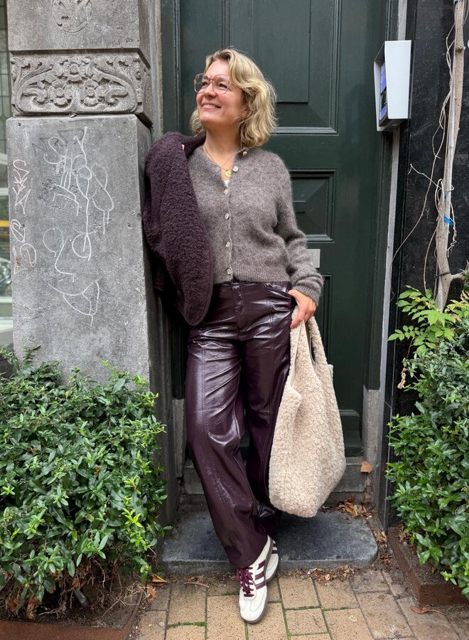 By bar vasile cardigan dark biscuit