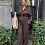 Club L'avenir amari trouser chocolate