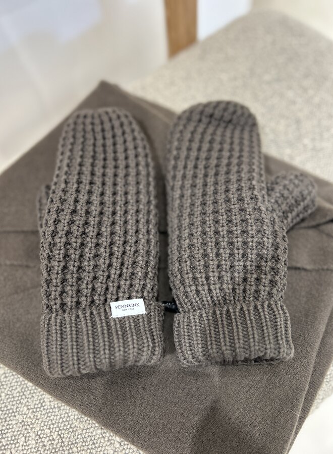 Penn&Ink W26D140 mittens tabac