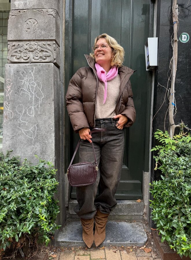 Second F. riya puffer jacket demitasse