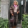 Second F. riya puffer jacket demitasse