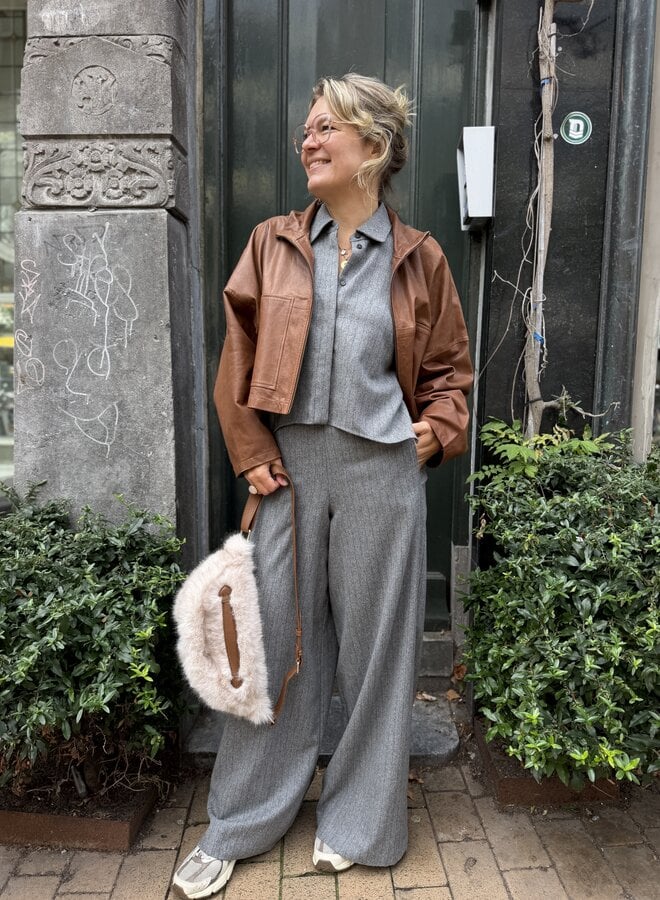 Drykorn oshia blouse grey
