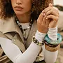 Le Veer wooden stripe bangle